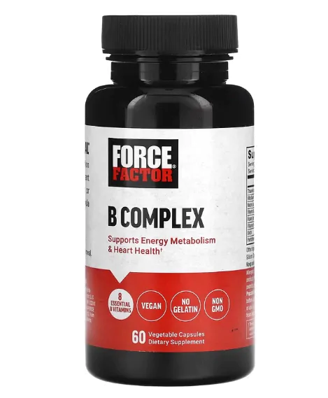 Complexo B, 60 Cápsulas, Force Factor