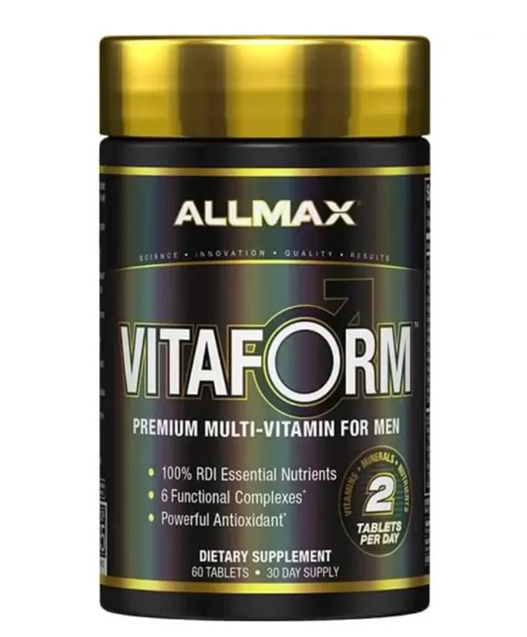 Multivitamínico para Homens VitaForm, 60 Comprimidos, AllMax Nutrition