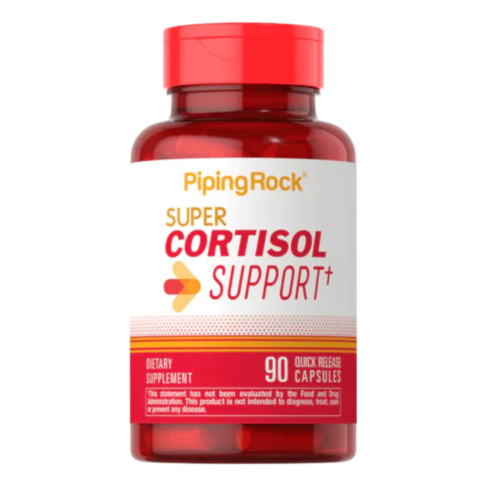 Super Ajuda para o Cortisol 90 Cápsulas – Piping Rock