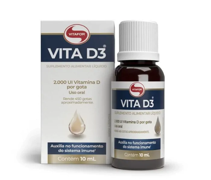 Vitamina D3 Liquida 2000UI, 10ml, Vitafor