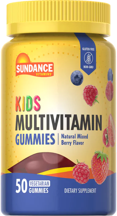 Multivitamínico Kids, 50 gomas sabor frutas vermelhas , Sundance