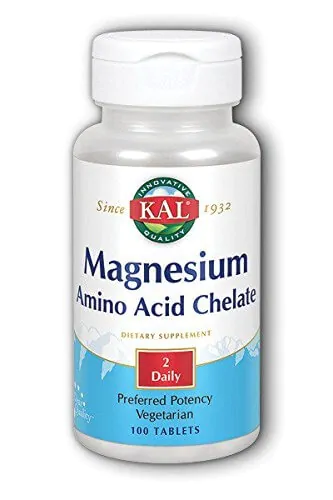 Magnésio Amino Ácido, 100 comprimidos, Kal