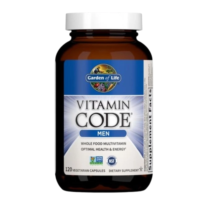 Fórmula Multivitamínica Masculina, Vitamin CODE, 120 Cápsulas, Garden of Life