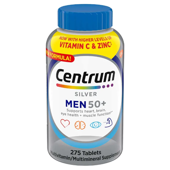 Centrum Silver Men 50+, 275 Comprimidos, Importado