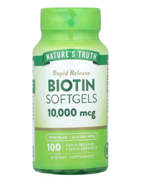 Biotina 10000mcg, 100 Cápsulas, Nature's Truth