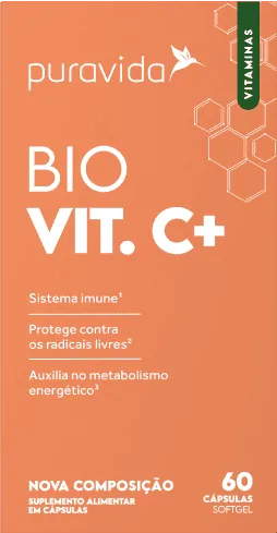 Bio Vitamina C, 60 Cápsulas, PuraVida