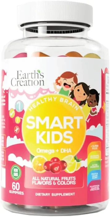 Ômega 3 Kids, 275mg, 60 Gummies, Earth's Creation