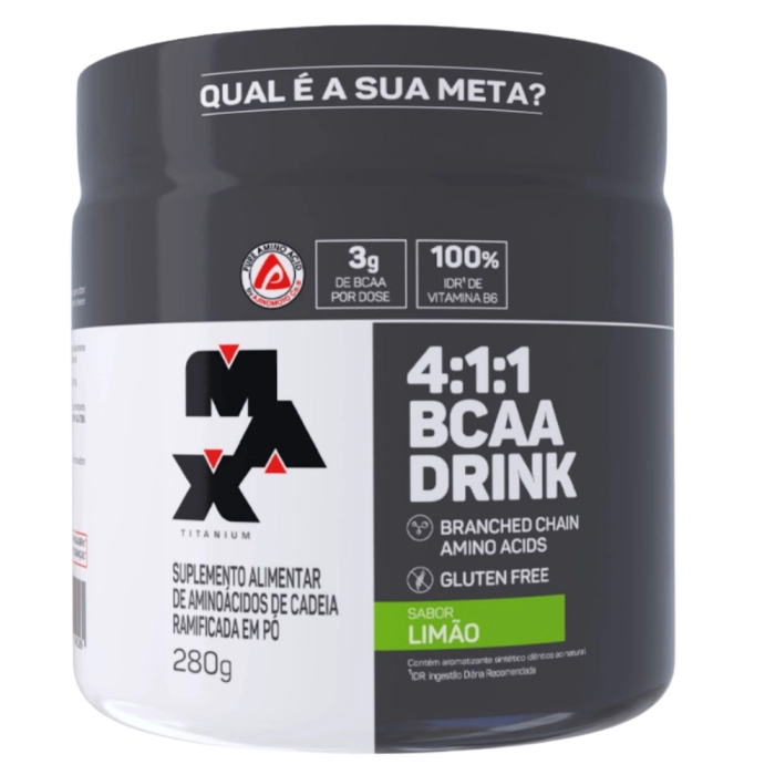 BCAA 4:1:1 Drink Sabores, 280G - Max Titanium
