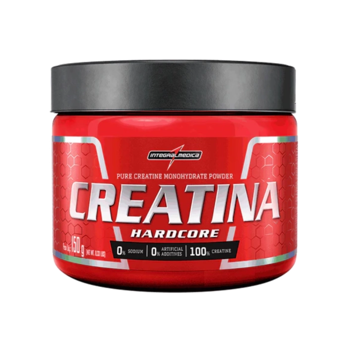 Creatina 100% Pura Hardcore, 150g, Integralmedica