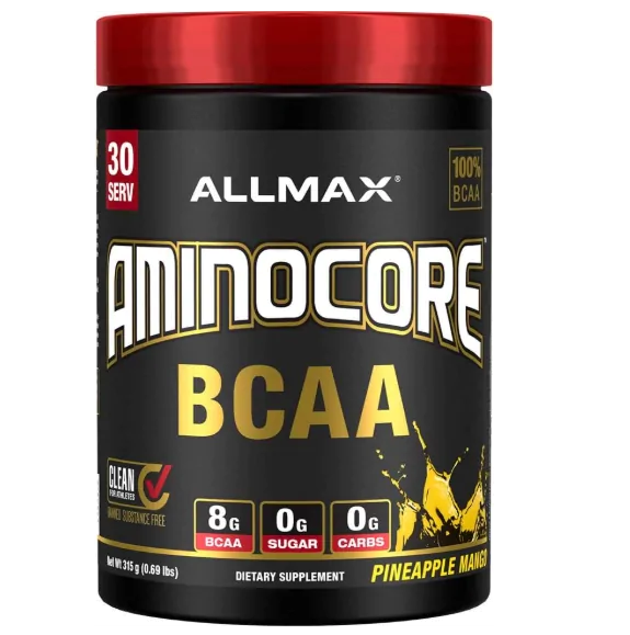 Aminocore BCAA, 315g Sabor Abacaxi e Manga, AllMax