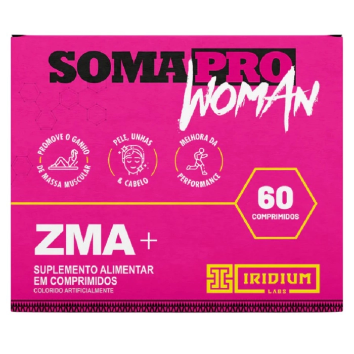 Soma Pro Woman ZMA Pré Hormonal, 60 Comprimidos, Iridium Labs
