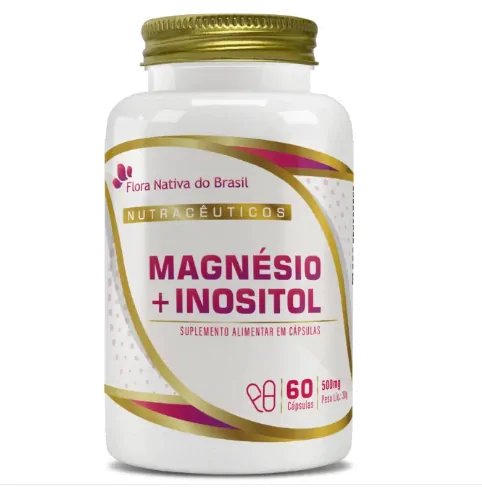Magnésio Inositol, 60 cápsulas, Flora nativa