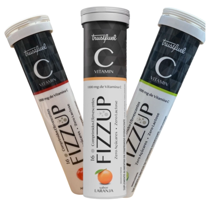 Fizz Up Vitamina C 1000Mg - Sabores- 16 Comprimidos - Trustfuel