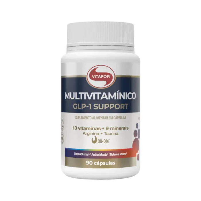 Multivitamínico GLP-1 Support - 90 Cápsulas, 500mg - Vitafor