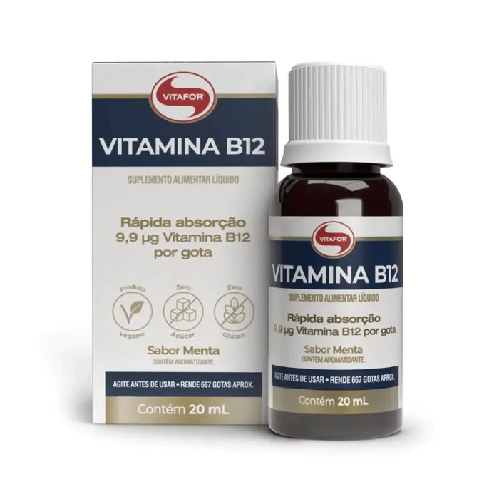 Vitamina B12 - 20ml menta - Vitafor