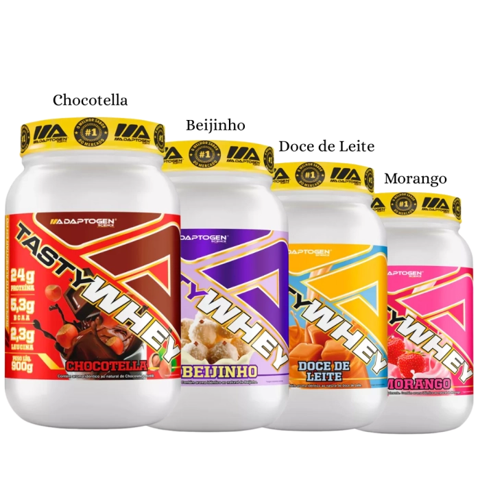 Whey Protein Suplemento 3W Gourmet, Tasty Whey, 900g - Adaptogen