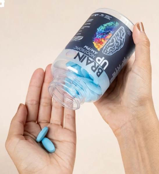 Nootrópico Brain Up AM/PM, 60 tabletes, True Source