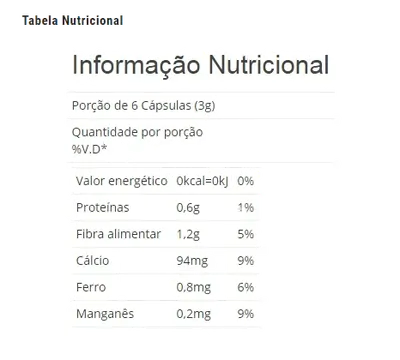 Ora-Pro-Nóbis, 60 Cápsulas, ORÁ