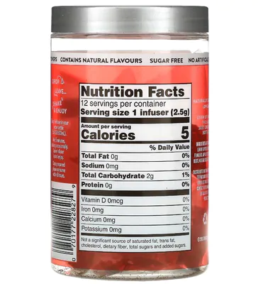 Chá Infusão Fria, Sabor Morango e Limão, 12 infusores, 30g Twinings