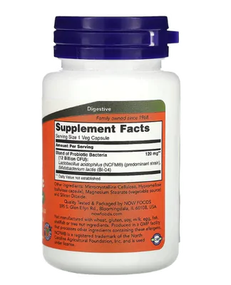 Probiótico para Cuidados Respiratórios, 60 Cápsulas, Now