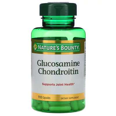 Glucosamina Condroitina 1.100 mg (Glucosamine Chondroitin), 110 Cápsulas, Nature's Bounty