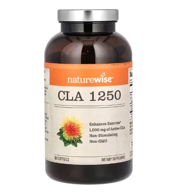 CLA 1250, 1.000mg, 180 cápsulas, NatureWise