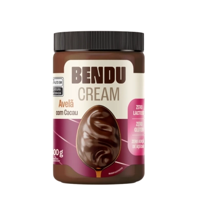 Creme de Avelã da Linha Creams, Sabores, Zero Açúcar, Bendu