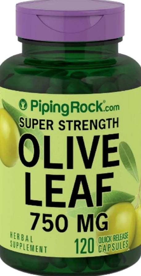 Fholia De Oliveira 750 Mg, 120 Cápsulas, Piping Rock