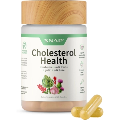 Cholesterol Health, Suporte ao Colesterol, 1500mg, 60 Cápsulas, Snap Cholesterol Health, Suporte ao Colesterol, 1500mg, 60 Cápsulas, Snap