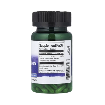 Ferrochel Iron, 18mg, 180 Cápsulas, Swanson