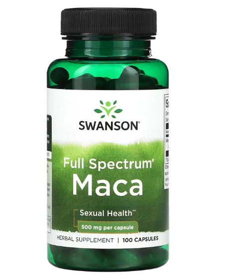 Maca, 500mg, 100 cápsulas, Swanson