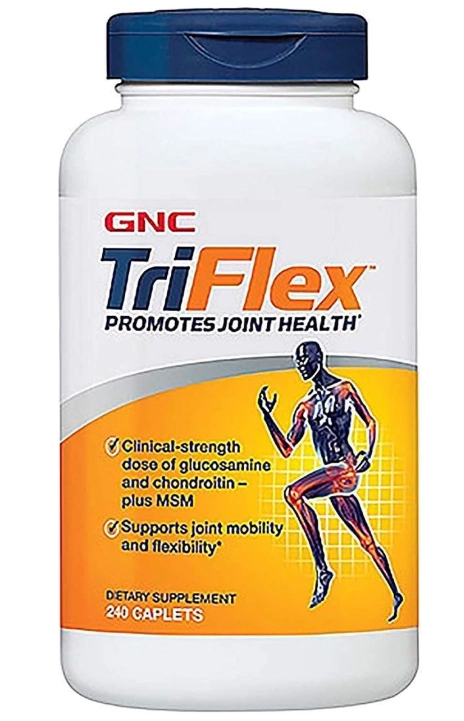 TriFlex com Glucosamina, Condroitina e MSM, 240 Cápsulas, GNC