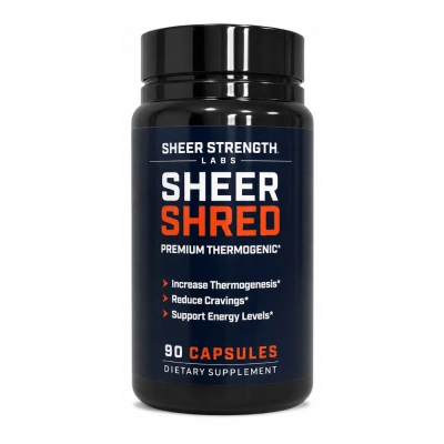 Sheer Shred Thermogenic, Energia, Definição e Performance Física, 90 Cápsulas, Sheer Strength