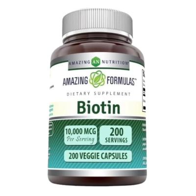 Biotina 10,000mg, 250 Cápsulas, Amazing Formulas