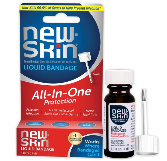 Bandagem Líquida para Cortes e Arranhões Leves, 10ml, New-Skin