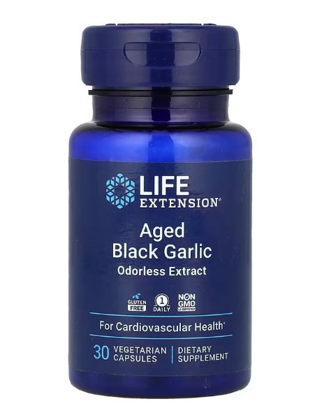 Aged Black Garlic 500mg, 30 Cápsulas, Life Extension
