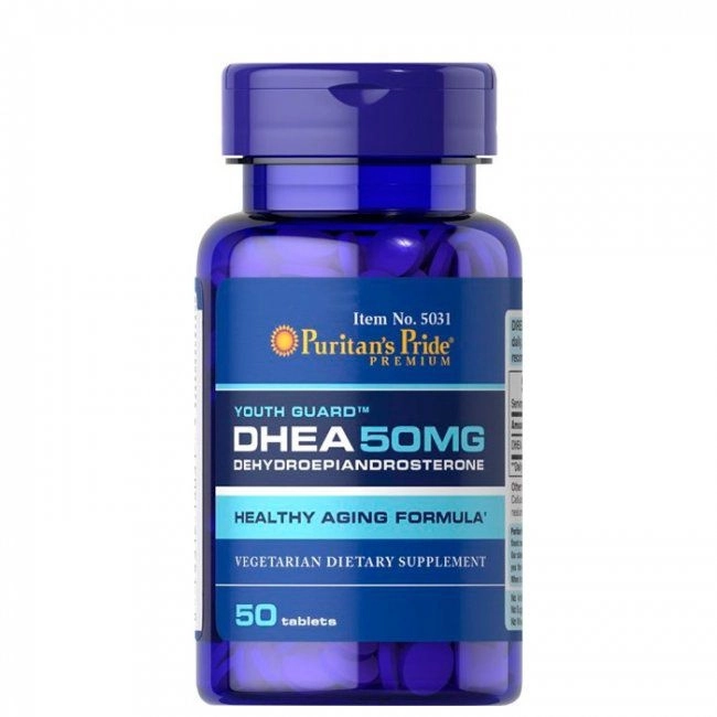 Dhea, 50mg, 50 Comprimidos, Puritans Pride