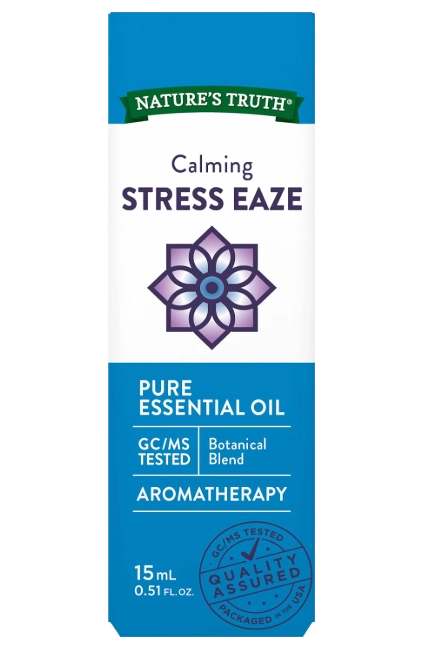 Óleo Essencial para Alívio do Estresse, Aromatherapy, 15ml, Nature's Truth