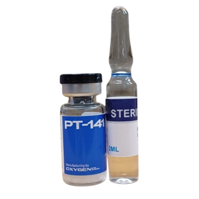 PT-141 (Bremelanotida), 10mg, com Água Bacteriostática, Oxygen