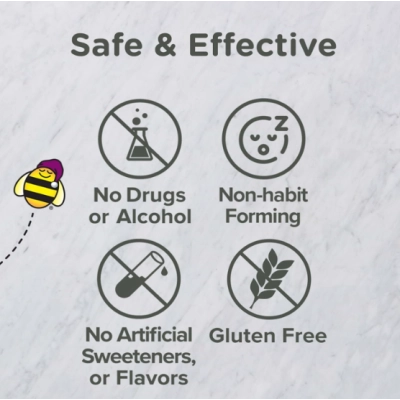 Melatonina Kids, 1mg, 60 Gomas Sabores, Zarbee's