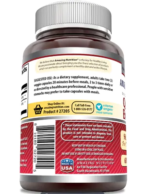 Quercetina 800mg, com Bromelaína 165mg, 60 cápsulas, Amazing Formulas