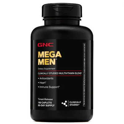 Mega Men, Multivitamínico, 180 Cápsulas, GNC