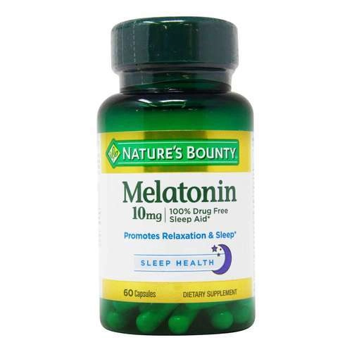 Melatonina, 10 mg, 60 Cápsulas, Nature's Bounty