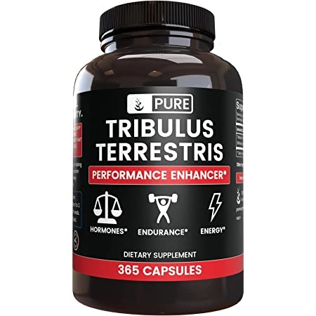 Tribulus Terrestris Extract, 2.000mg, 365 capsulas, Pure