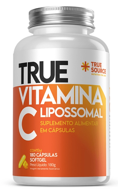 True Vitamina C Lipossomal, 180 Cápsulas, True Source