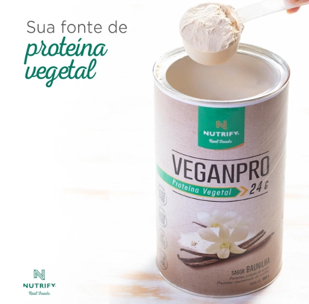 Vegan Pro, Sabores, 450g, Nutrify - Foundue de Chocolate com Morango