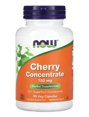 Concentrado de Cereja, Concentrate Cherry, 750mg, 90 Cápsulas, Now