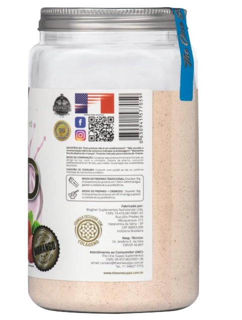 Healthy Blend Protein, 454g Sabor Morango, The One Supps