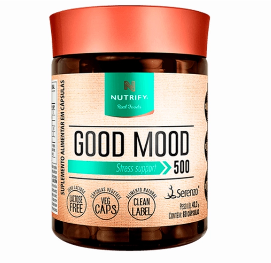 Good Mood, Auxilia no Controle do Humor, 60 Cápsulas, Nutrify