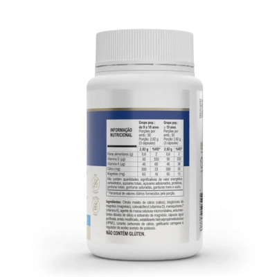 Cálcio Plus, Suplemento De Cálcio Para Saúde Óssea, 90 Cápsulas, Vitafor